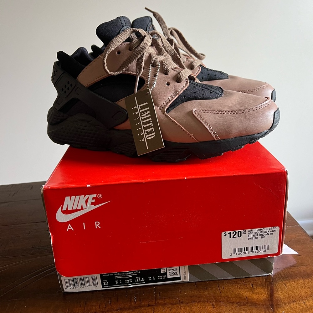 Nike Air Huarache LE LIMITED EDITION Toadstool/Black Chestnut Brown New with Box